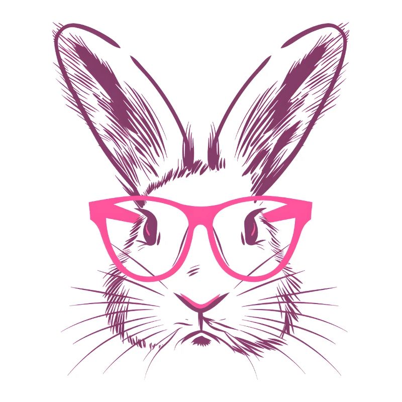 Rabbit Bunny Ears Glasses Bunny Bunny Gift
