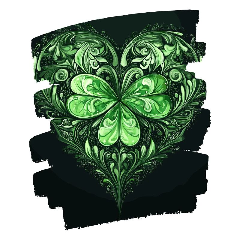 Saint-Patrick Shamrock Heart