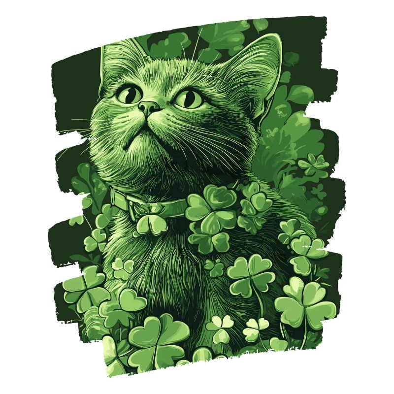 St Patricks day Katze