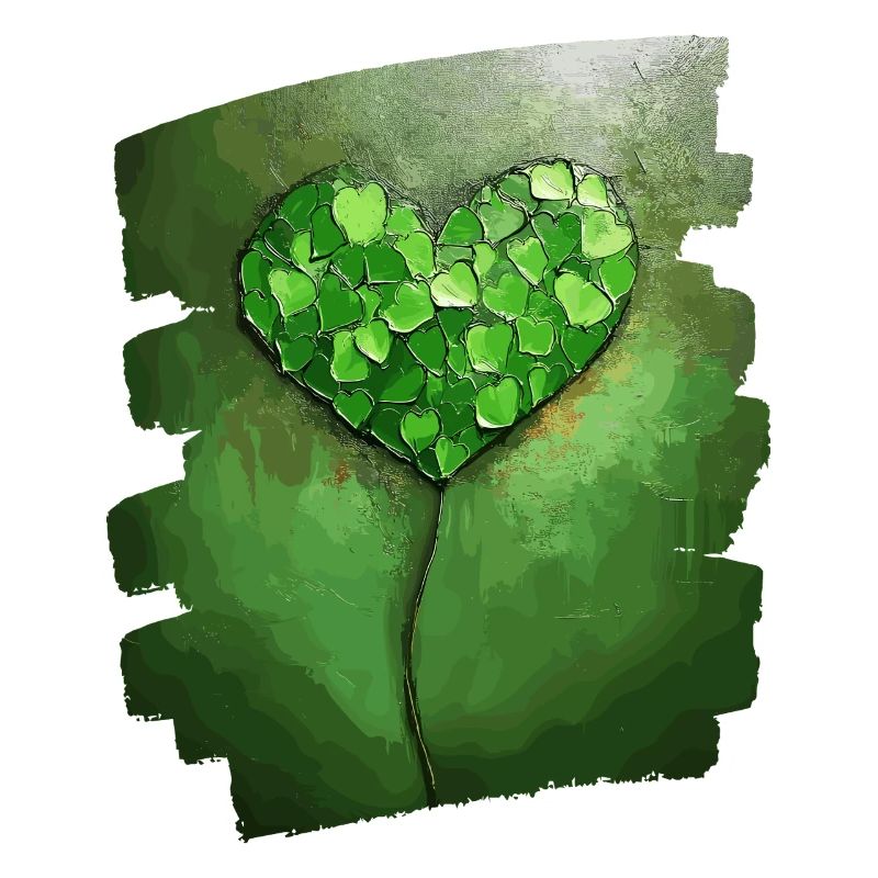 Saint-Patrick Shamrock Heart