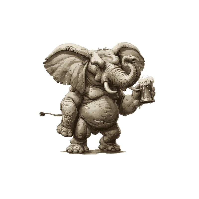Elephant Beer Funny