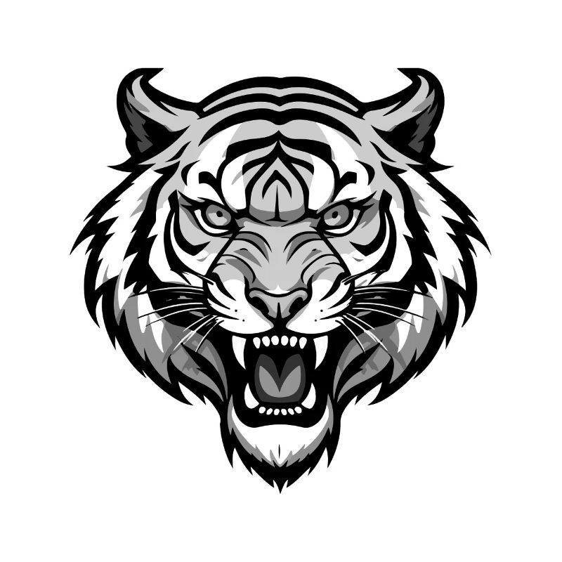 Tiger Kopf