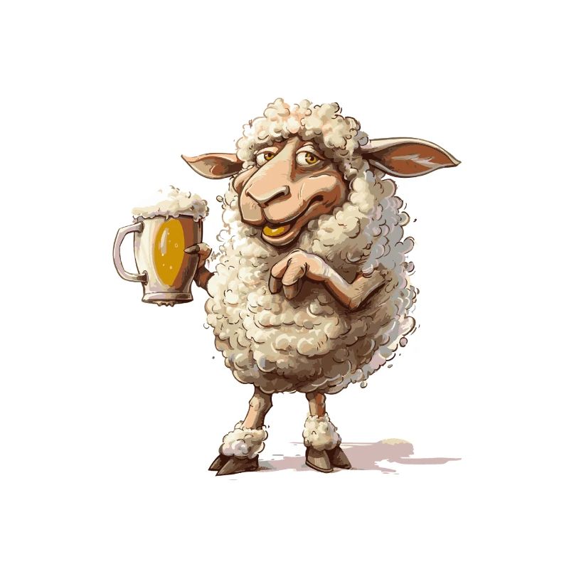 Sheep Beer Funny