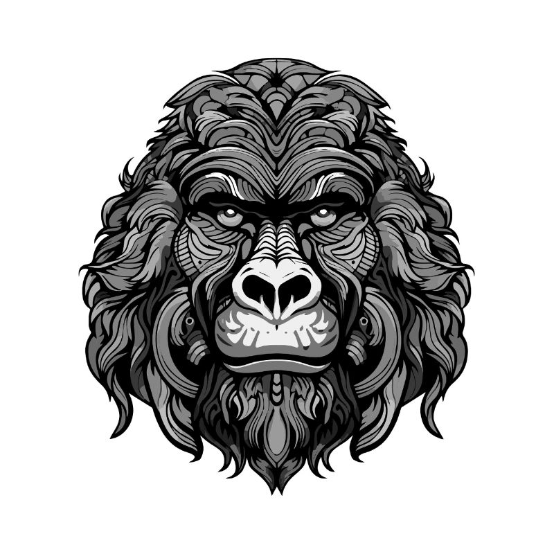 Portrait de gorille