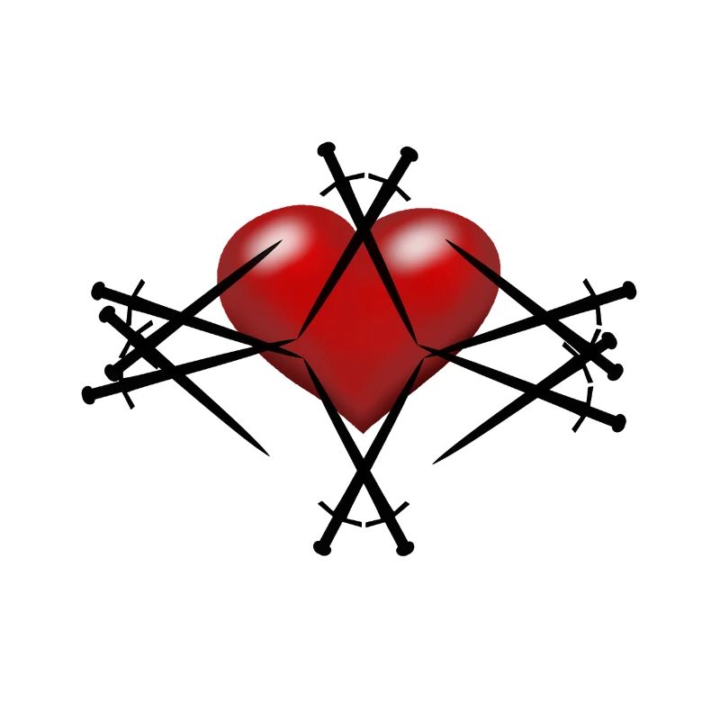 Épée Épées Coeur Guerrier Épéiste