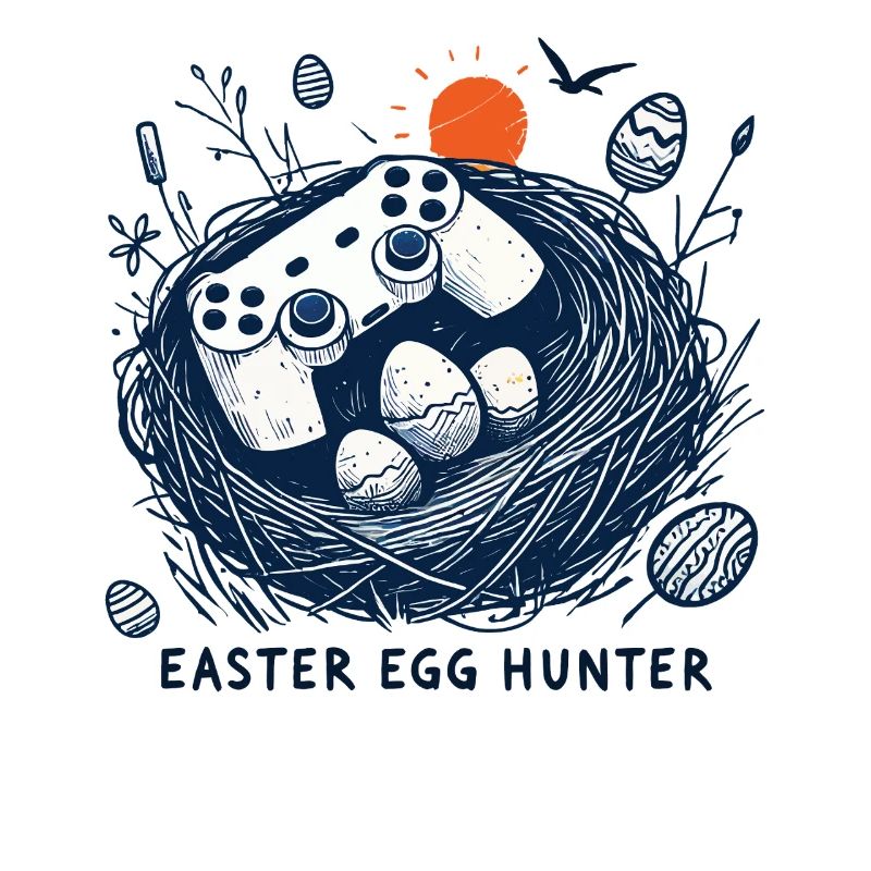 Gaming Easter Egg Hunter Controller Fun