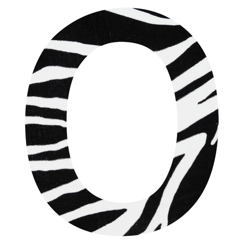Buchstabe o zebra