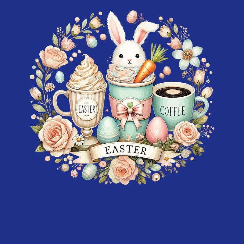 Easter Bunny Coffee Easter Latte Macchiato Design