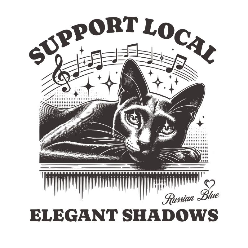Cat Support Local Russian Blue