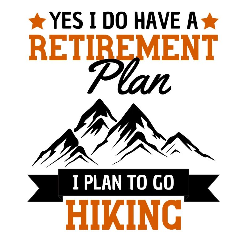 Pension plan Hiking in the mountains