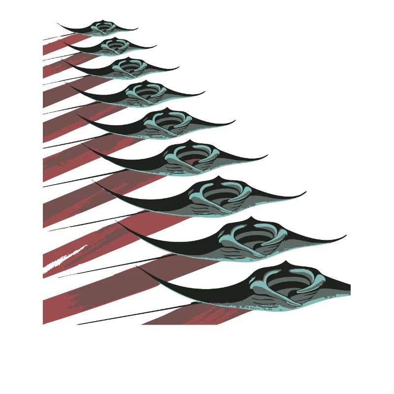 Manta Ray School – Elegant Underwater World