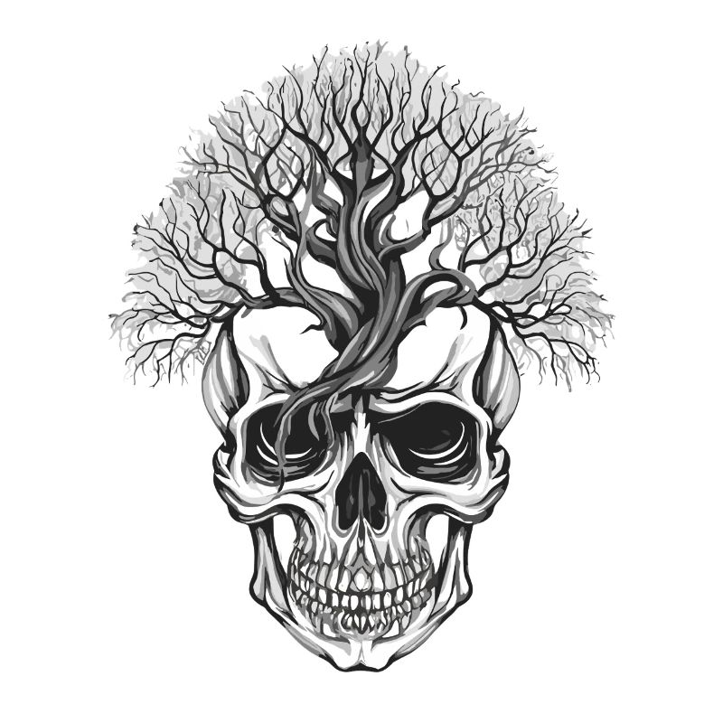 Waldbaum Skull Kunstdesign