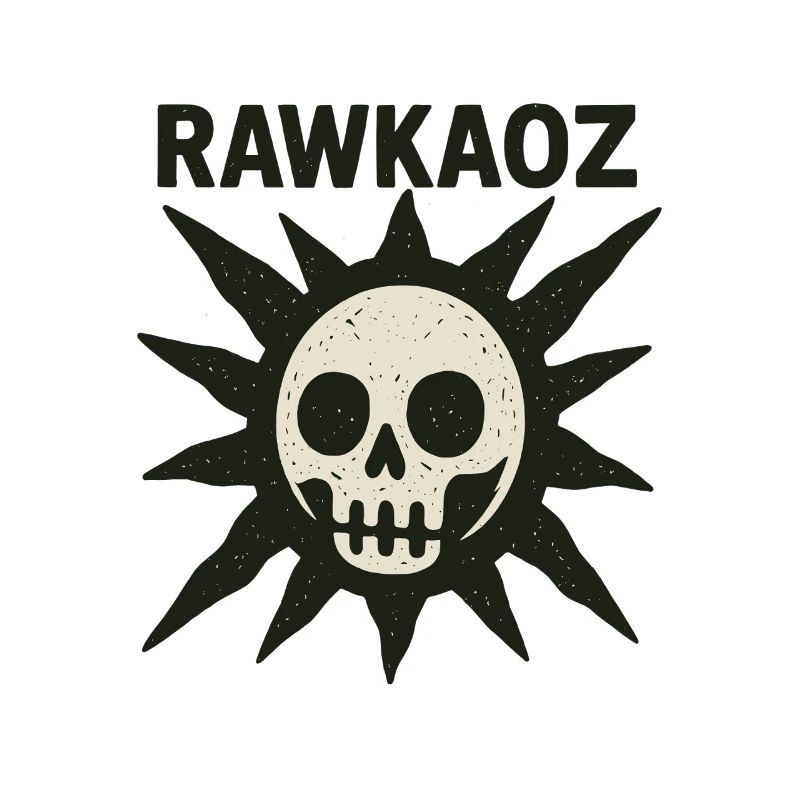 Rawkaoz Skull Sonnenlogo