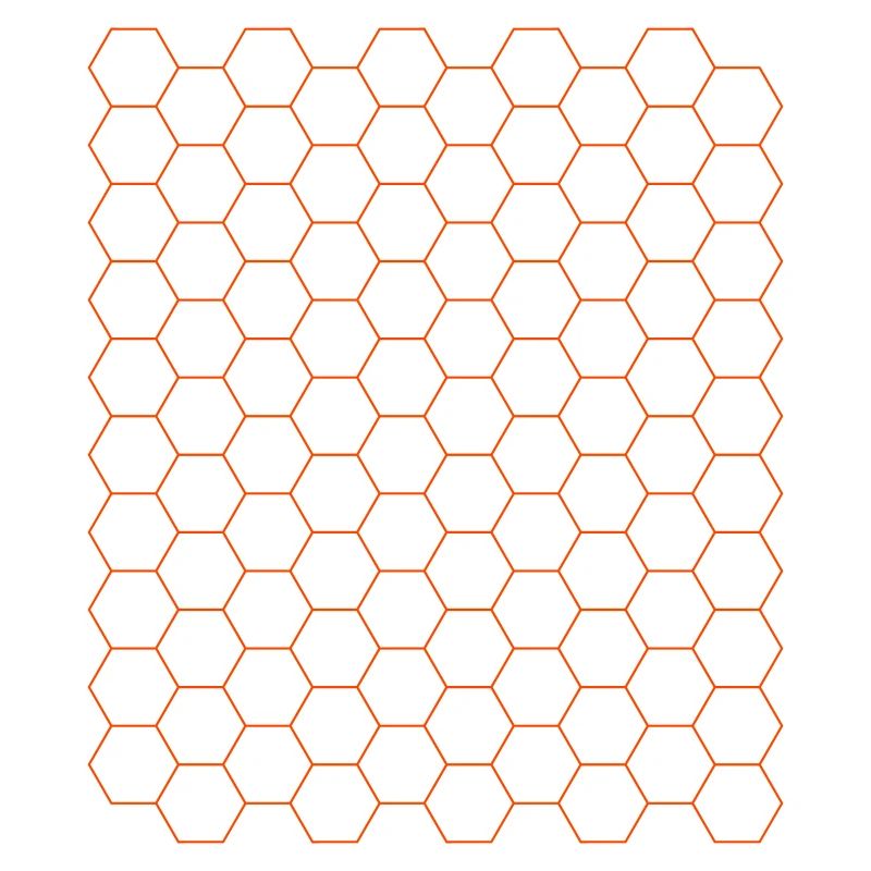 Futuristic Hexagon Pattern Design