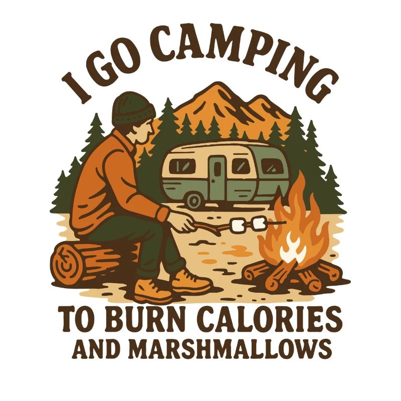 Camping for Marshmallows Fun Camping Design