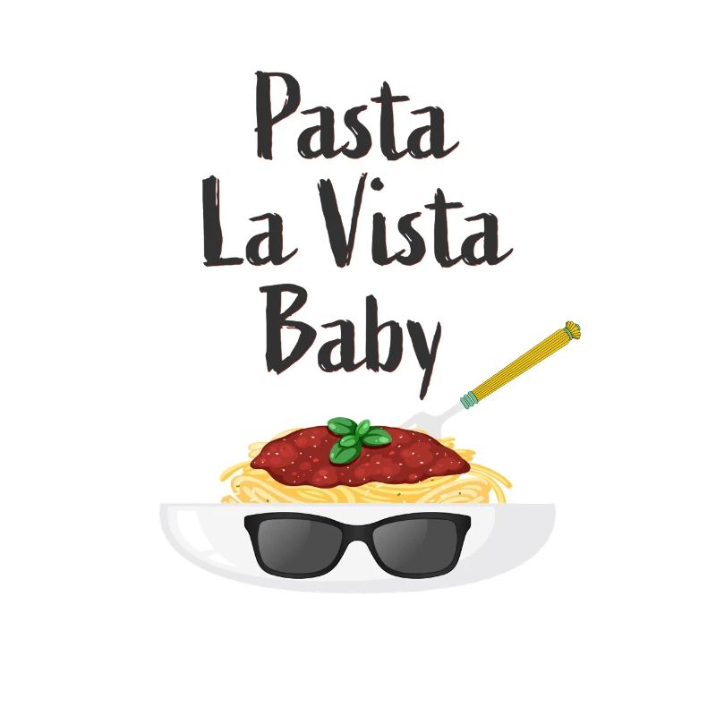 Humorous pasta look design for babies