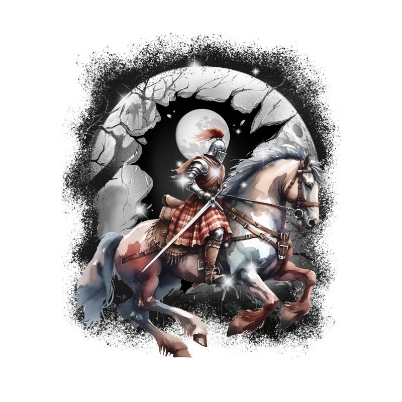Ritter Krieger Mittelalter Pferd