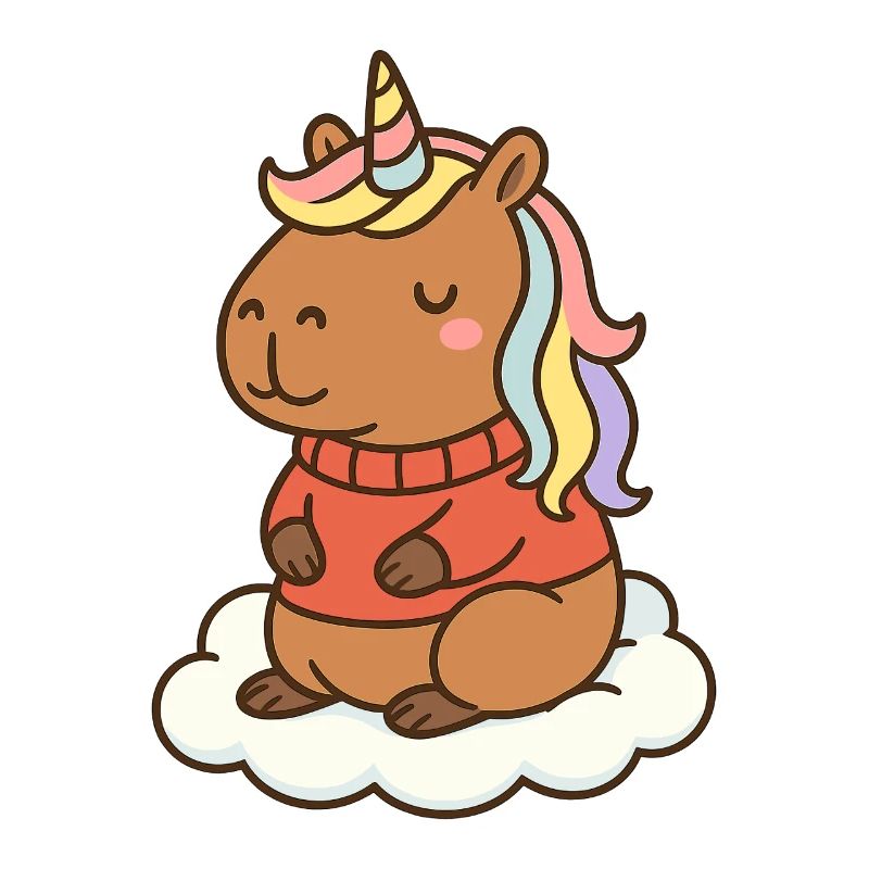 Capybara Einhorn 🌈