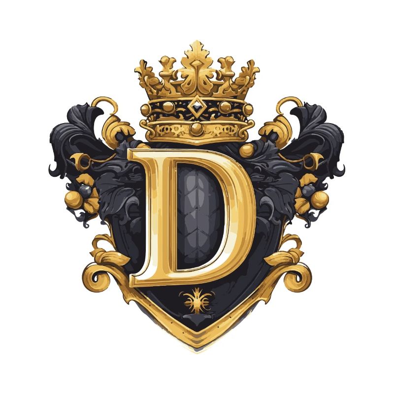 D Lettre Nom Couronne
