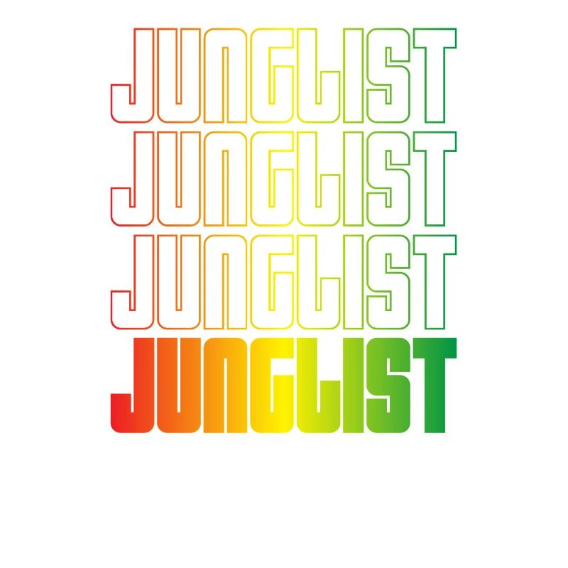 Junglist Gradient Text DNB