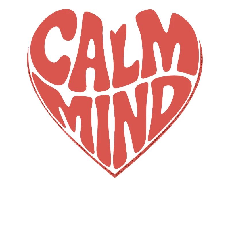 Calm Mind – Retro Heart Design