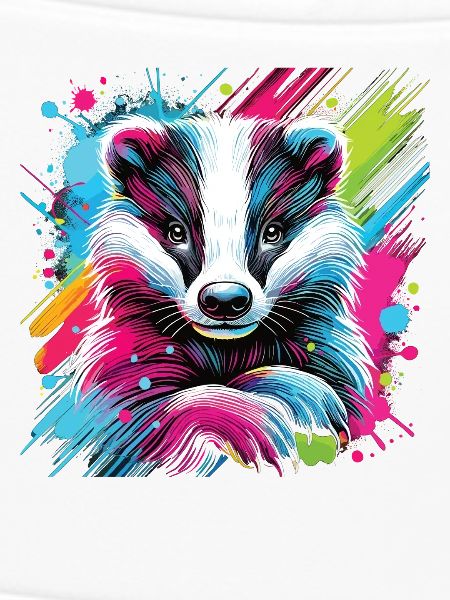 Neon Badger Splash Art