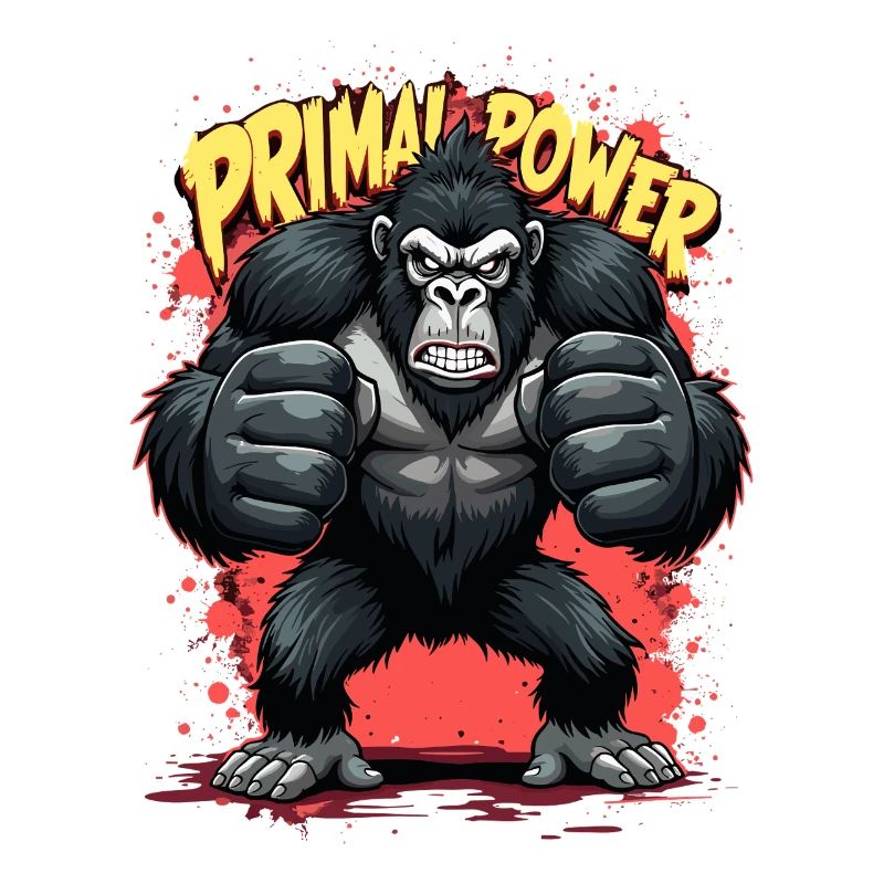 Primal Power Gorila Druck