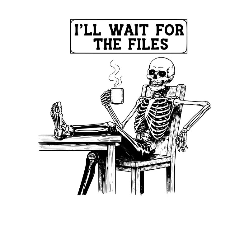 Waiting Skeleton Meme Project Manager Office