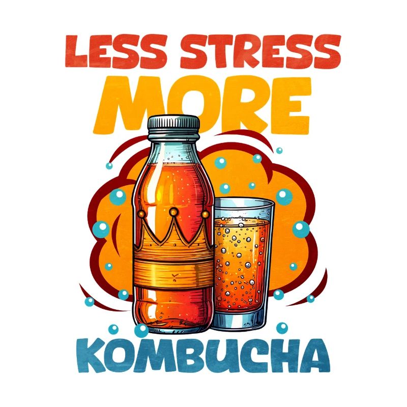 Moins de stress Plus de kombucha