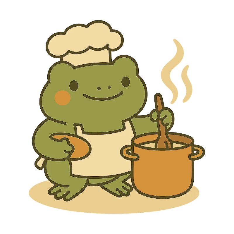 Cooking Frog – Cozy Kitchen Frog