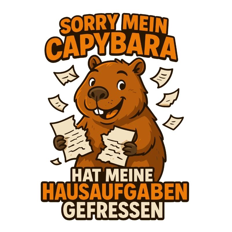 Mon capybara a mangé mes devoirs