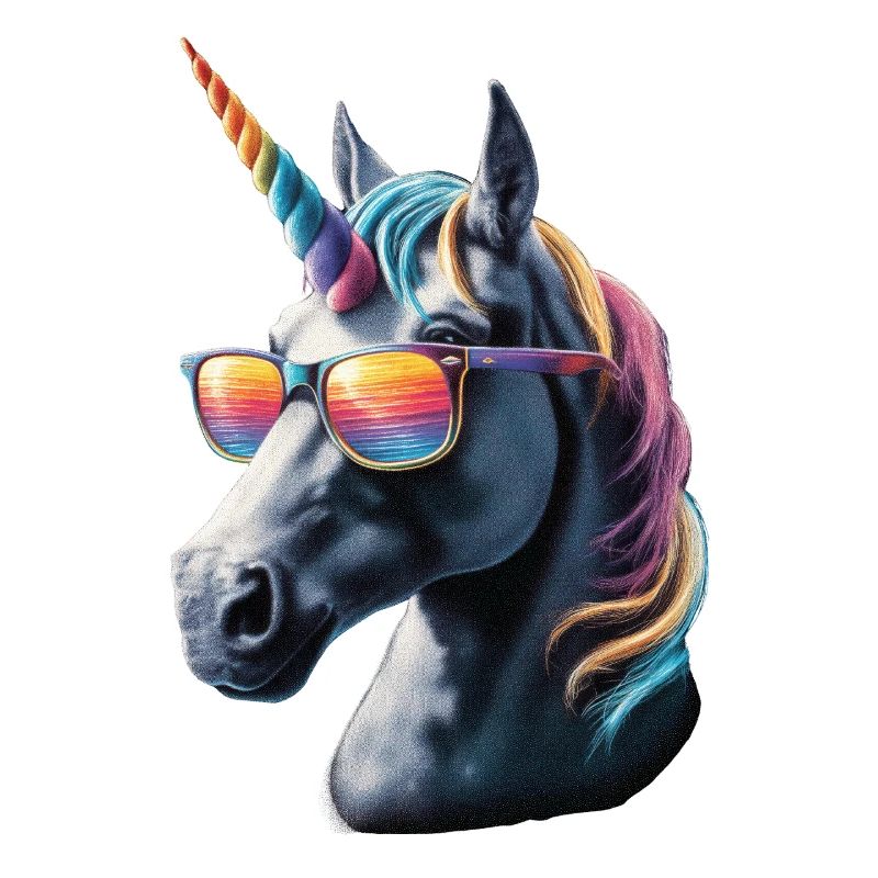 Einhorn Pony Reiterin Pferde Reiten Einhörner