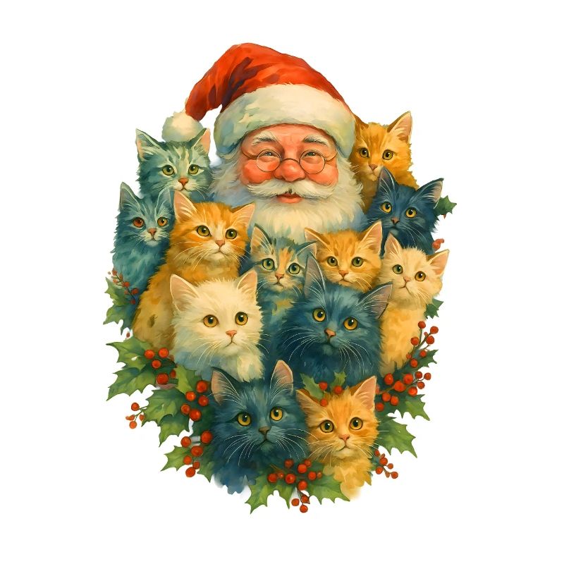 Diversité du chat Noël