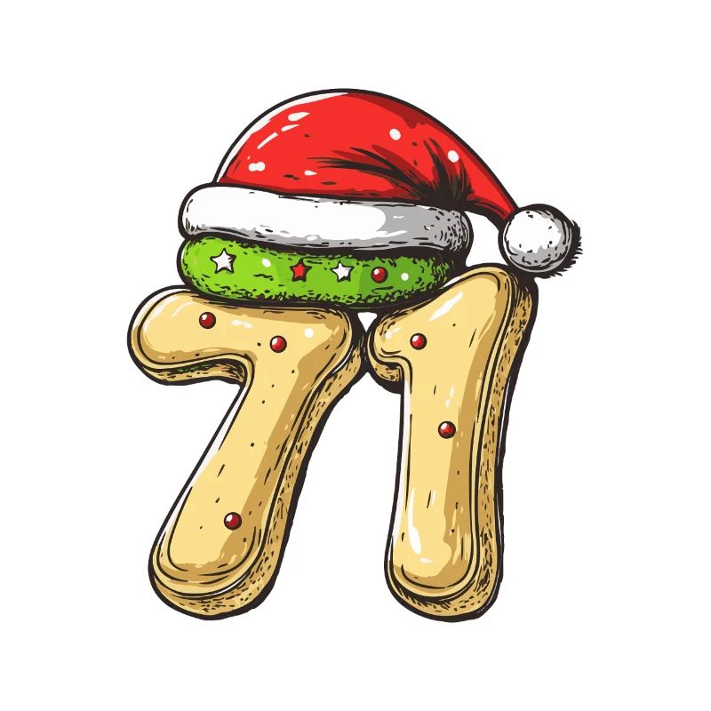 71 Number Biscuit Christmas