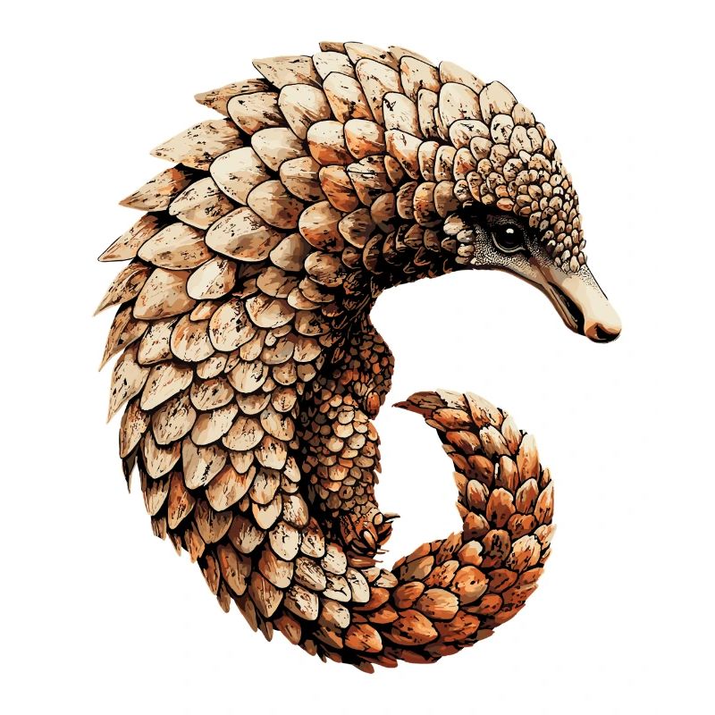 Pangolin Pangolin Pine Cone Pangolins