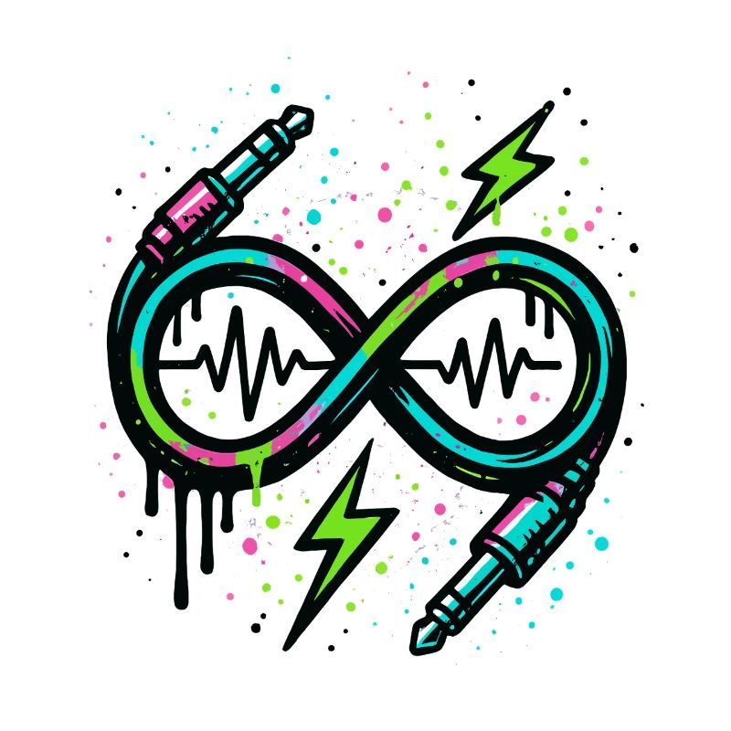 Infinity Neon Energy Music Graphics