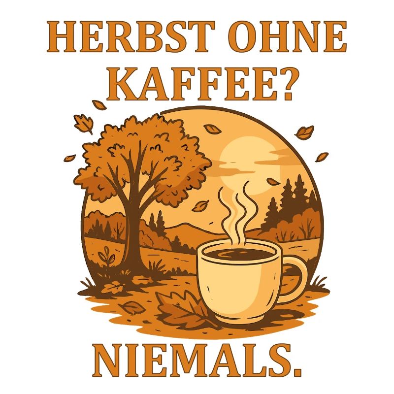 Herbst ohne Kaffee Niemals