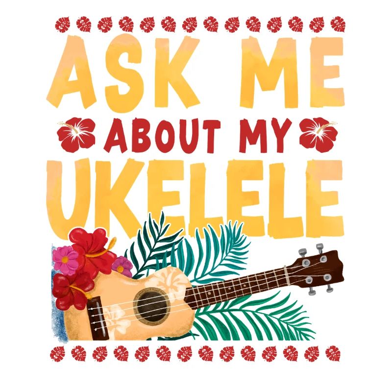 Ukulélé hawaïen Ukulélé Demandez-moi à propos