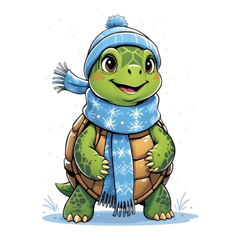 Tortue Écharpe d’hiver