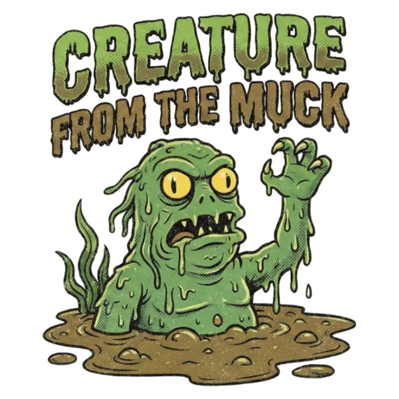Creature from the Muck – Retro Comic Sumpfmonster 