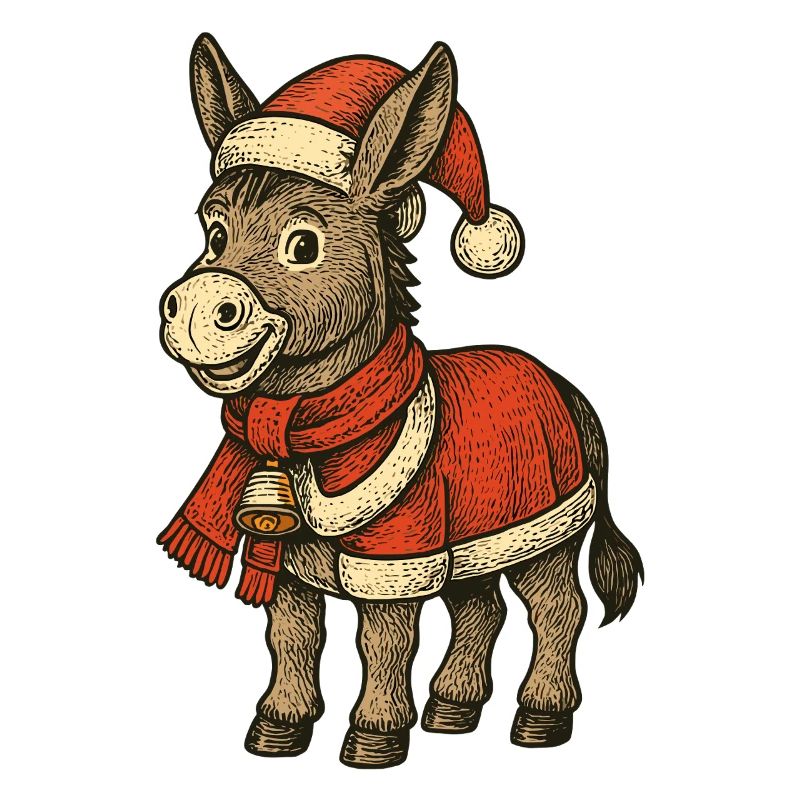 Âne de Noël