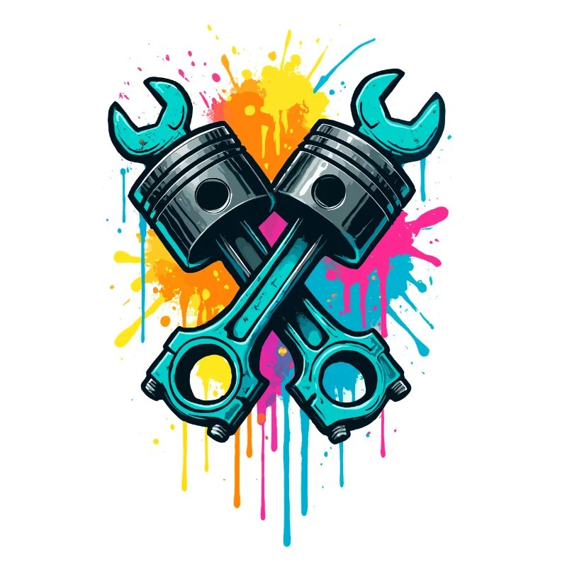 Screwdriver piston design, workshop mechanic