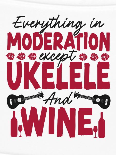 Hawaiian Ukulele Uke Wine