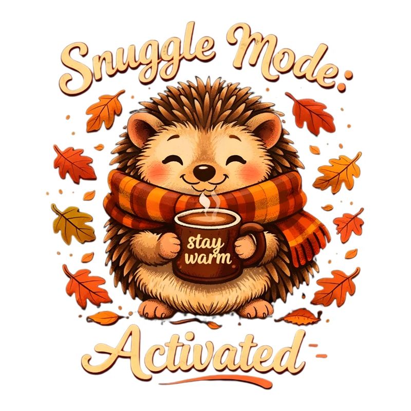 Cuddle Mode Autumn Warmth Hedgehog