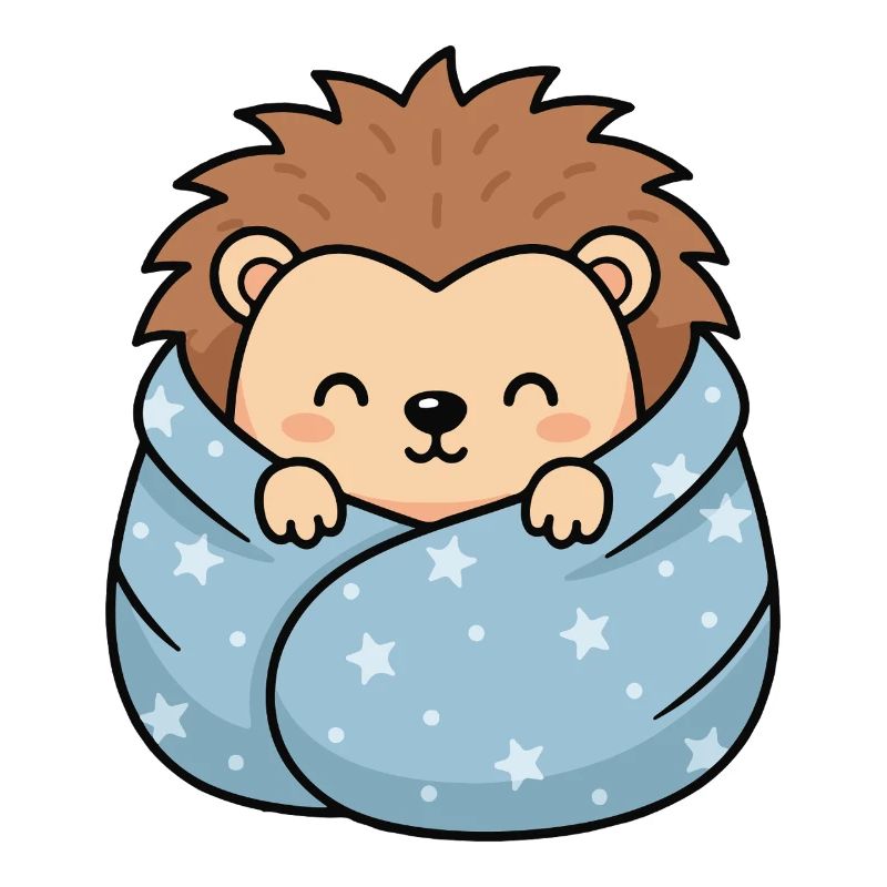 Star-hedgehog cuddle