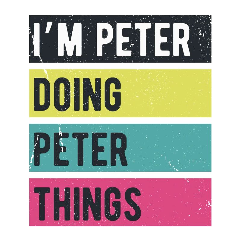 I’m Peter Doing Peter Things Retro Colors