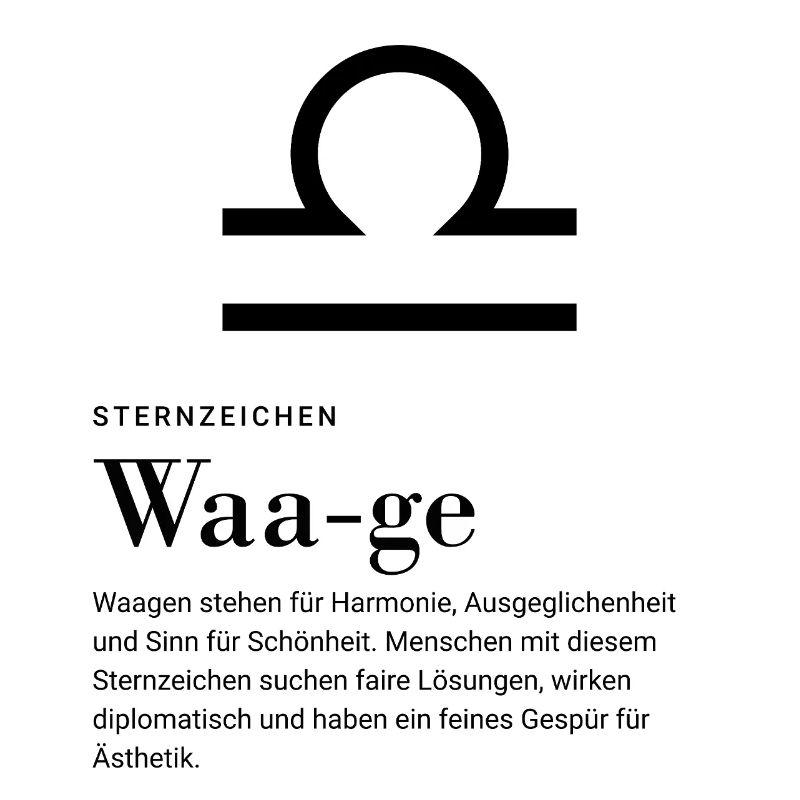 Sternzeichen Waage