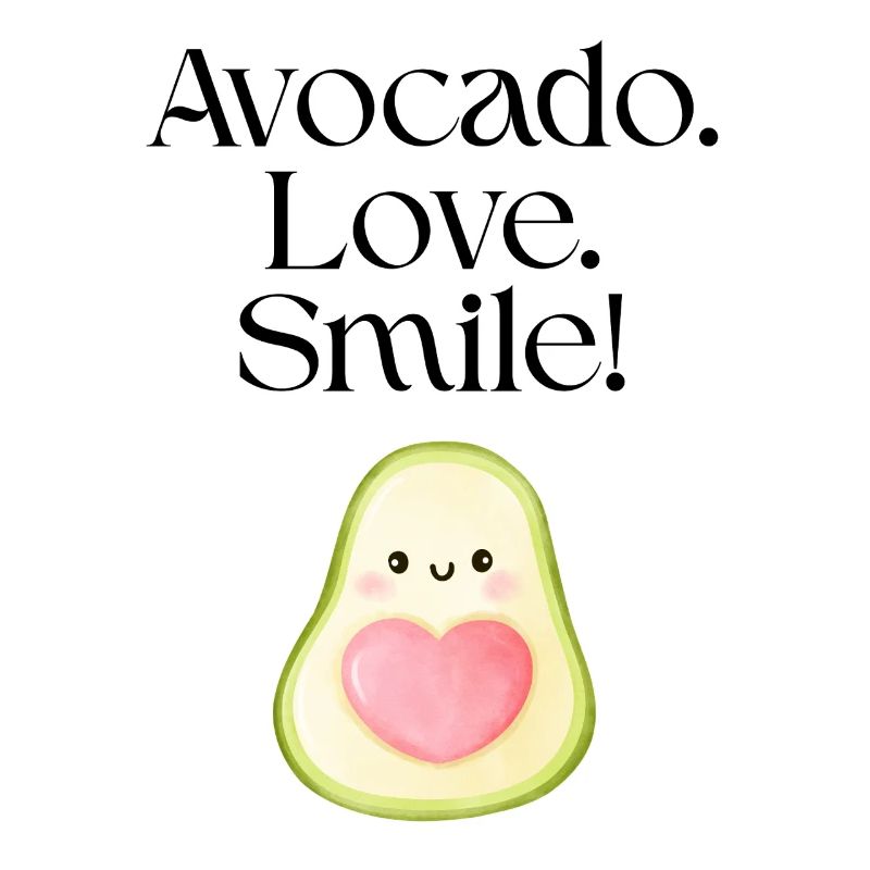 Avocado Love Smile