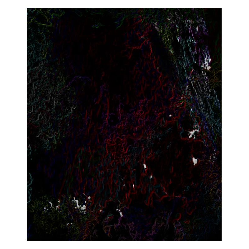 Dunkle Neonlinien Muster