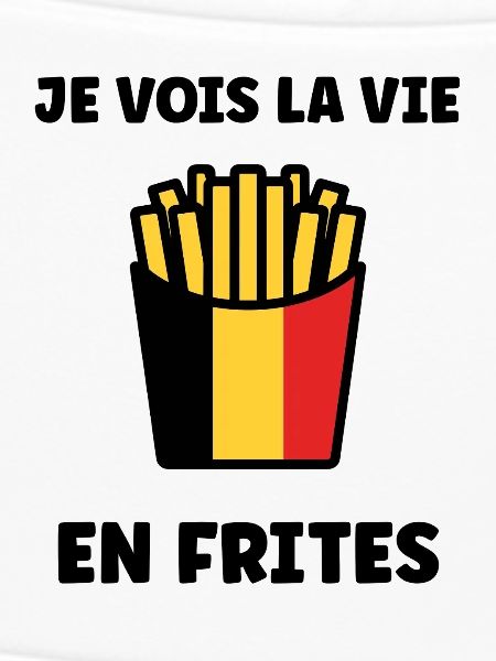 Belgian Fries Flag Graphic